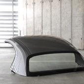 ポルシェのハードトップの屋根